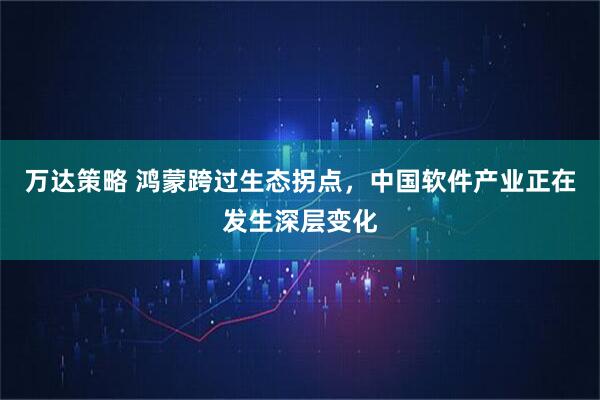 万达策略 鸿蒙跨过生态拐点，中国软件产业正在发生深层变化